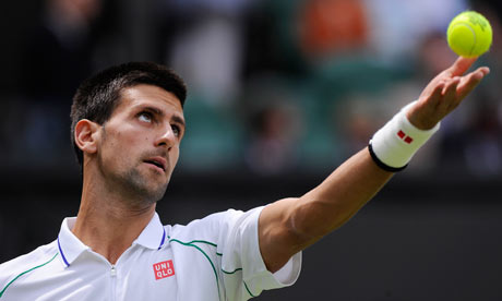 Novak Djokovic serves to 001