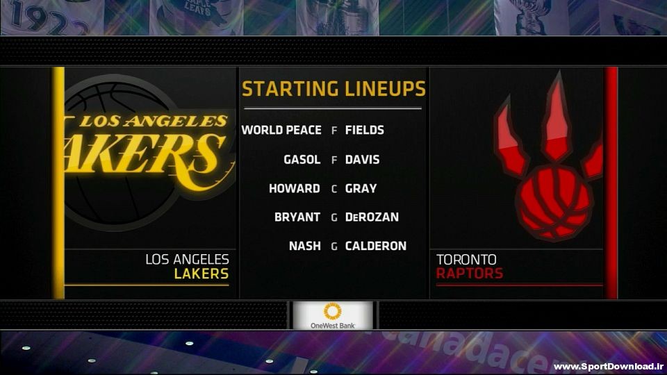 Los Angeles Lakers vs Toronto Raptors