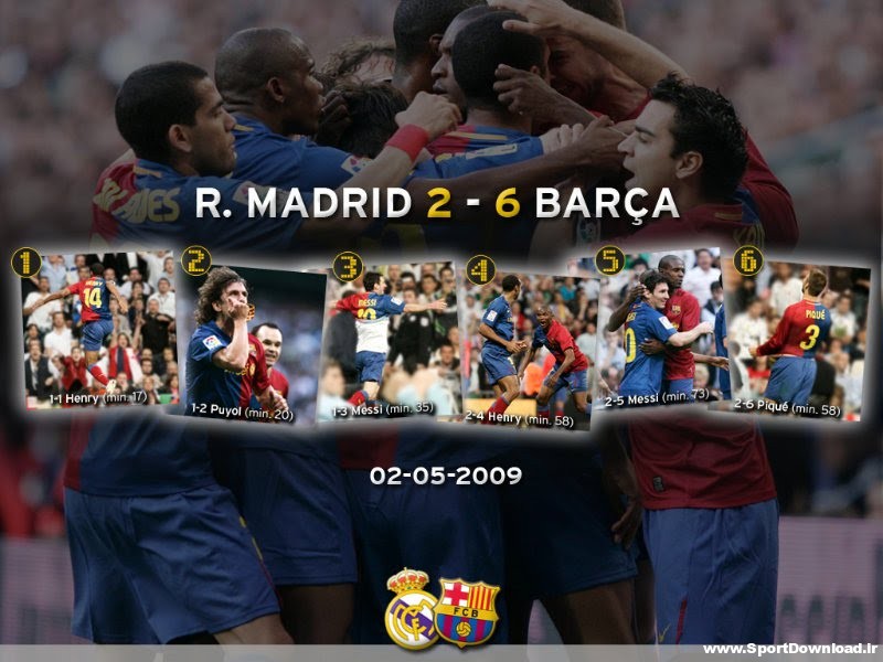 Real Madrid 2-6 Barcelona