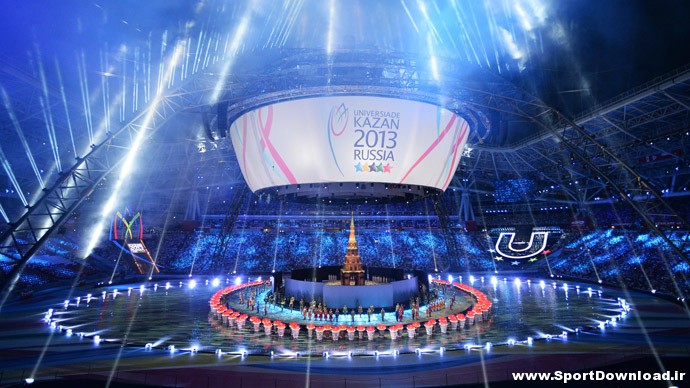 Opening ceremony Universiade in Kazan 2013