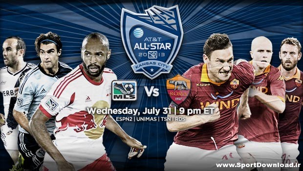 MLS All-Stars vs AS Roma 2013