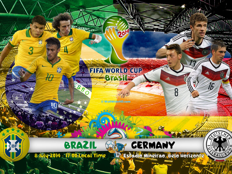 مسابقه برزیل و آلمان