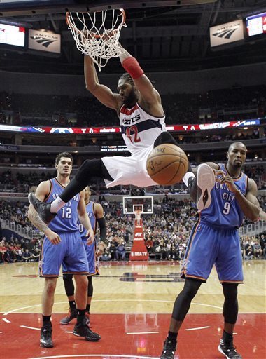 Oklahoma City Thunder vs Washington Wizards