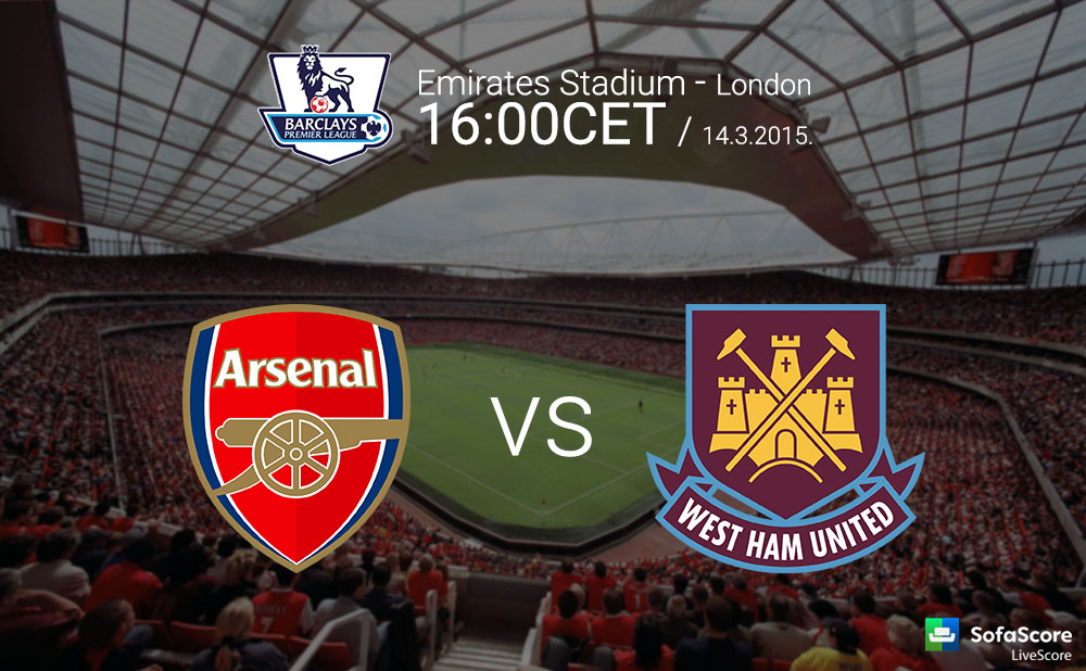 Arsenal vs West Ham United