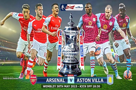 Arsenal FC vs Aston Villa FC The FA Cup Final 2015 Wallpaper
