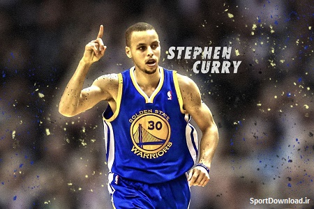 P0609 16 x24 Stephen Curry 3 Point Warriors Basketball Super Star font b College b font