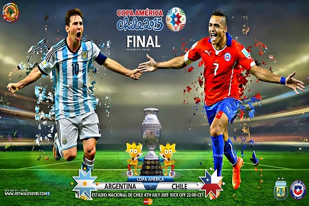 Argentina Vs Chile 4th July 2015 Copa America Final HD Wallpaper
