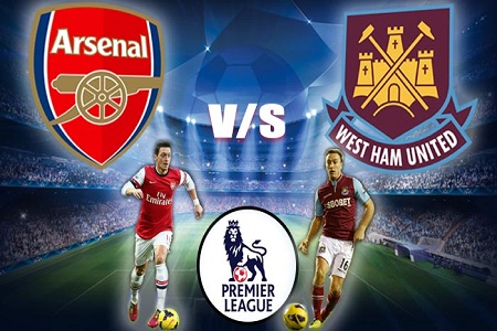 Arsenal vs West ham United live match 2016