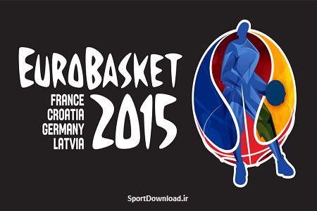 EuroBasket tournament mark dark background landscape