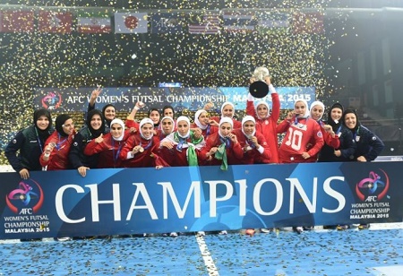 iran womens futsal champions