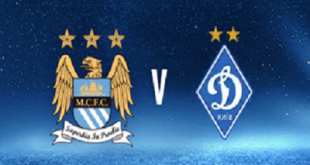 Manchester City vs Dynamo Kiev in UEFA Champions League