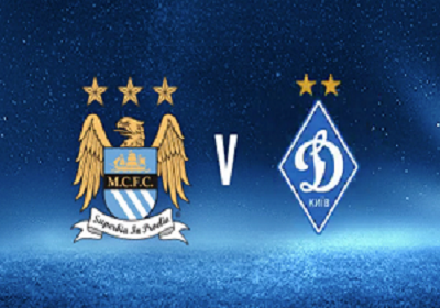 Manchester City vs Dynamo Kiev in UEFA Champions League