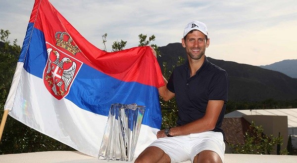 djokovic indian wells 2016 flag 1