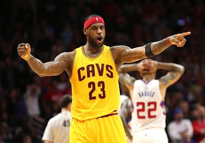 lebron james 23 of the cleveland cavaliers 1