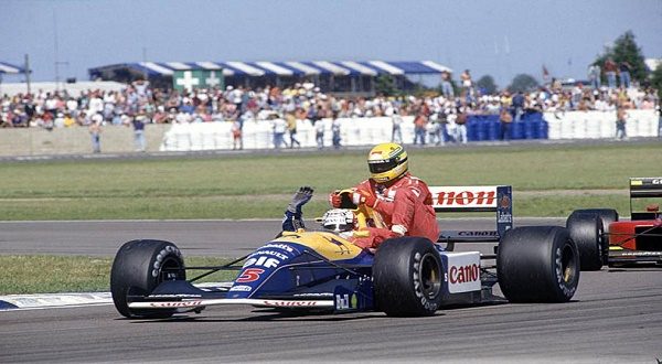 1991mansellsennabrtiainsilverstone 0