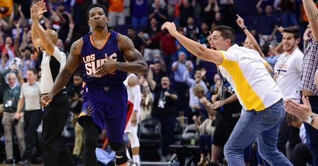 eric bledsoe celebrates buzzer beater