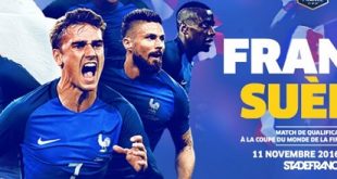 foot france suede 2016 stadefrance evenement