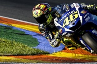 valentino rossi test valencia day1 2015