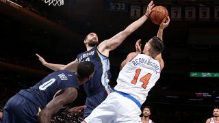 Marc Gasol blocks shot