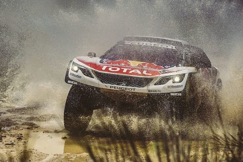 dakar dakar 2017 2017 309 peugeot sport peugeot 3008 dkr sebastien loeb daniel elena