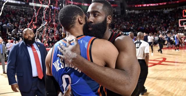 westbrook hugs harden