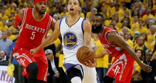stephen curry and james harden golden state warriors vs houston rockets nba playoffs 2015