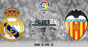 La Liga Real Madrid vs Valencia CF