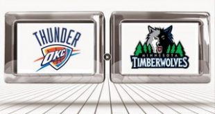 Oklahoma City Thunder @ Minnesota Timberwolves 320x180