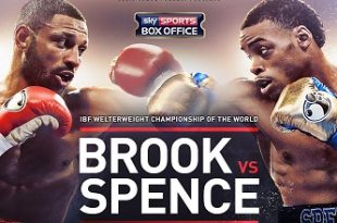 Boxing Poster MatchroomBoxing KellBrook ErrolSpence 2017 052717