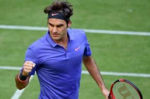 roger federer wins tommy haas careerlast run at halle comes to an end