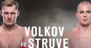 UFC Volkov vs Struve Fight Poster 750