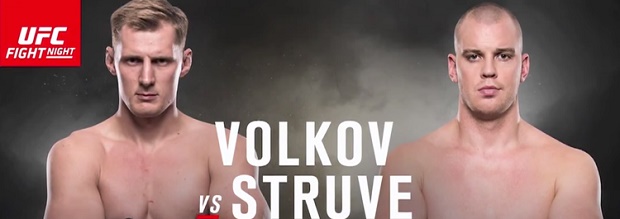 UFC Volkov vs Struve Fight Poster 750