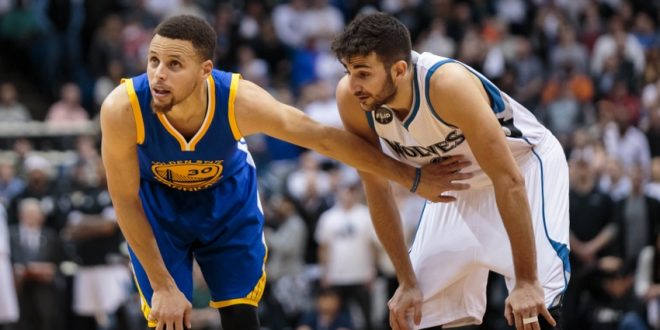 stephen curry ricky rubio nba golden state warriors minnesota timberwolves