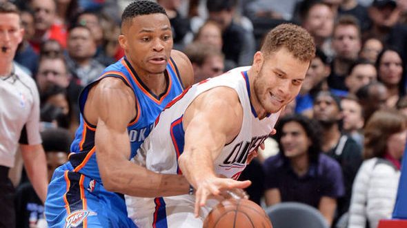 Blake Griffin will be hoping to stop Russell Westbrook 878222