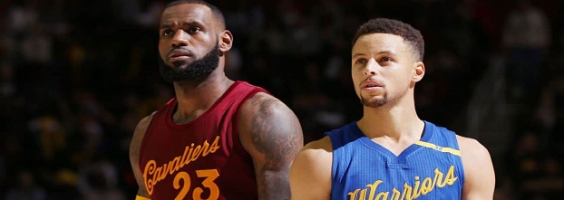 lebron james of cleveland cavaliers stephen curry of cleveland cavaliers new leaders in all star voting