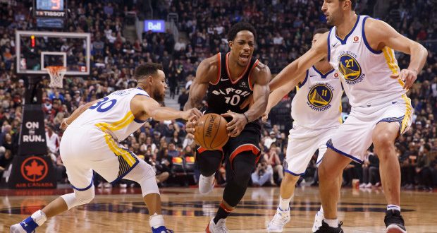 warriors raptors basketball 3