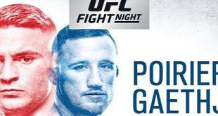 UFC on FOX 29 Poirier vs Gaethje Fight Poster 750
