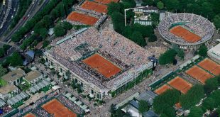 Roland Garros aerial view