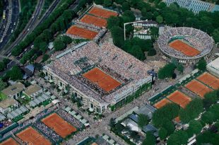 Roland Garros aerial view