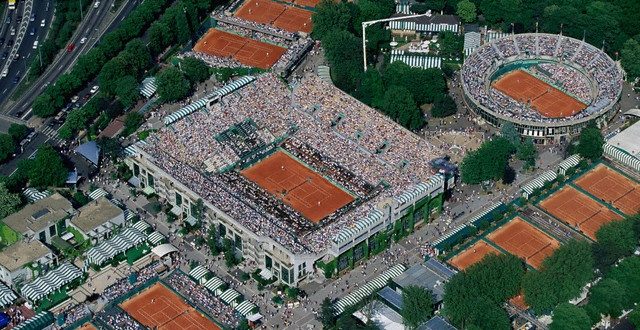 Roland Garros aerial view