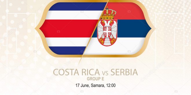 depositphotos 189463914 stock illustration costa rica vs serbia group