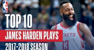 james hardens top 10 plays of the 2017 2018 nba season nba mvp nominee youtube thumbnail