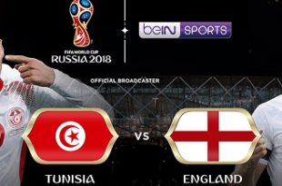 بازی انگلیس تونس
