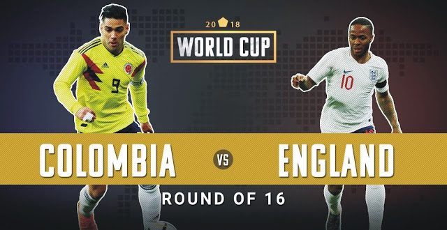 colombia vs england fifa world cup 2018 Round Of 16 Match Live Stream 3rd July 2018