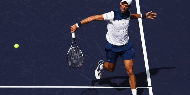Novak Djokovic at 2018 Indian Wells.jpg 10662393 ver1.0 1280 720