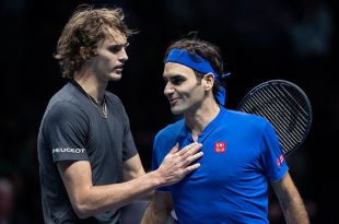 Alexander Zverev Roger Federer 1046697