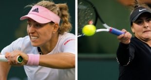 تنیس زنان بیانکا آندرسکو - آنجلیک کربر