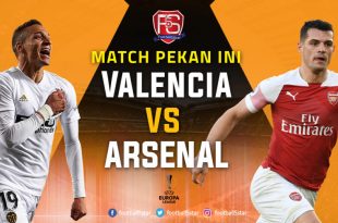Prediksi Semifinal Liga Europa Valencia vs Arsenal 1024x536