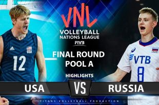 دانلود والیبال آمریکا - روسیه