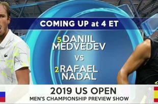 تنیس اپن آمریکا دنیل مدودف - رافائل نادال